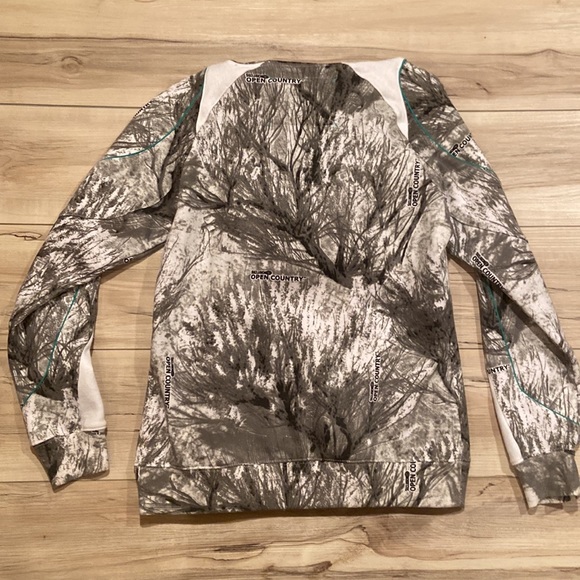 Cabela’s Hunting Snow Camo Hoodie Size Medium - Picture 6 of 7
